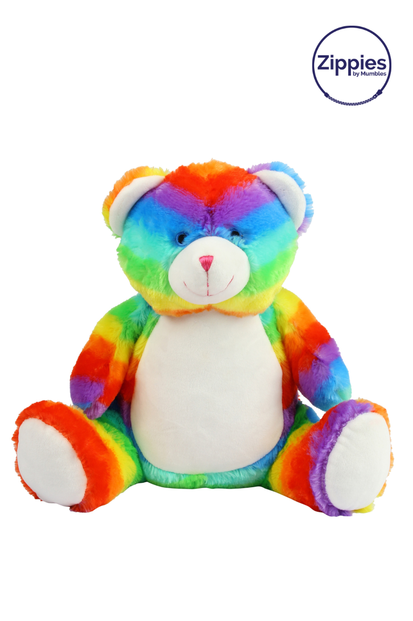 MM555 - ZIPPIE RAINBOW BEAR