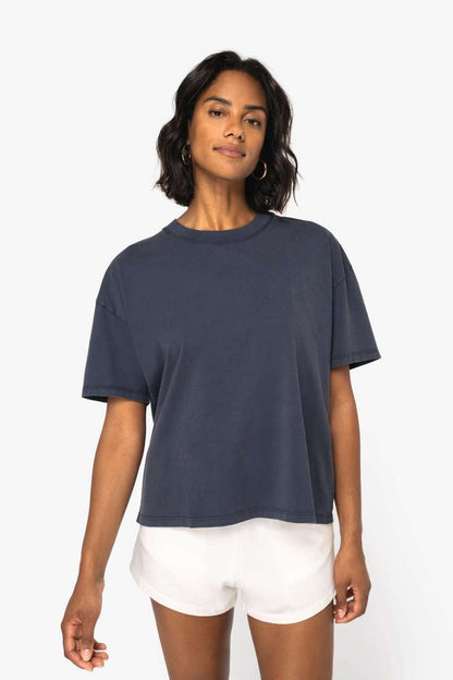 NS327 - LADIES’ OVERSIZE WASHED EFFECT T-SHIRT