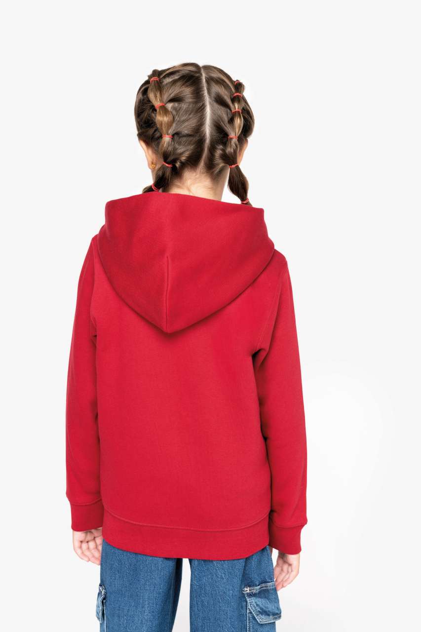 NS405 - ECO-FRIENDLY KIDS’ FULL ZIP HOODED SWEATSHIRT