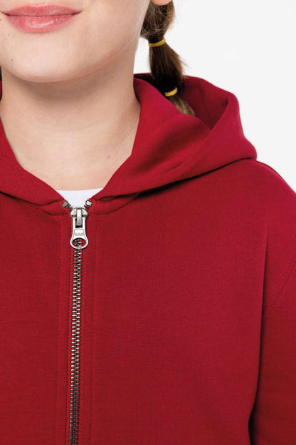 NS405 - ECO-FRIENDLY KIDS’ FULL ZIP HOODED SWEATSHIRT