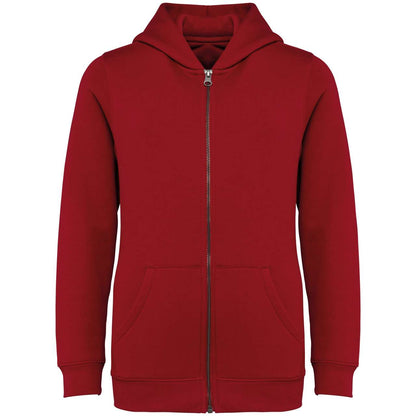 NS405 - ECO-FRIENDLY KIDS’ FULL ZIP HOODED SWEATSHIRT