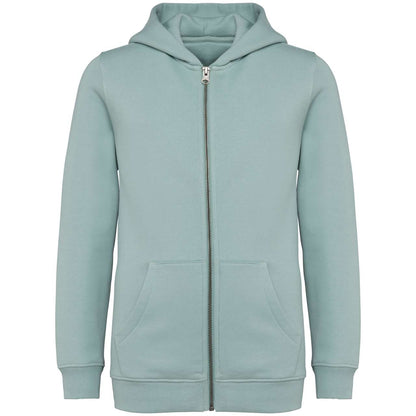NS405 - ECO-FRIENDLY KIDS’ FULL ZIP HOODED SWEATSHIRT