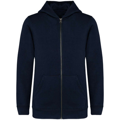 NS405 - ECO-FRIENDLY KIDS’ FULL ZIP HOODED SWEATSHIRT