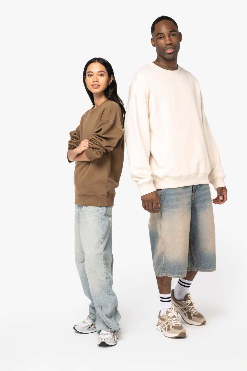 NS407 - UNISEX ECO-FRIENDLY OVERSIZED CREW NECK SWEATSHIRT