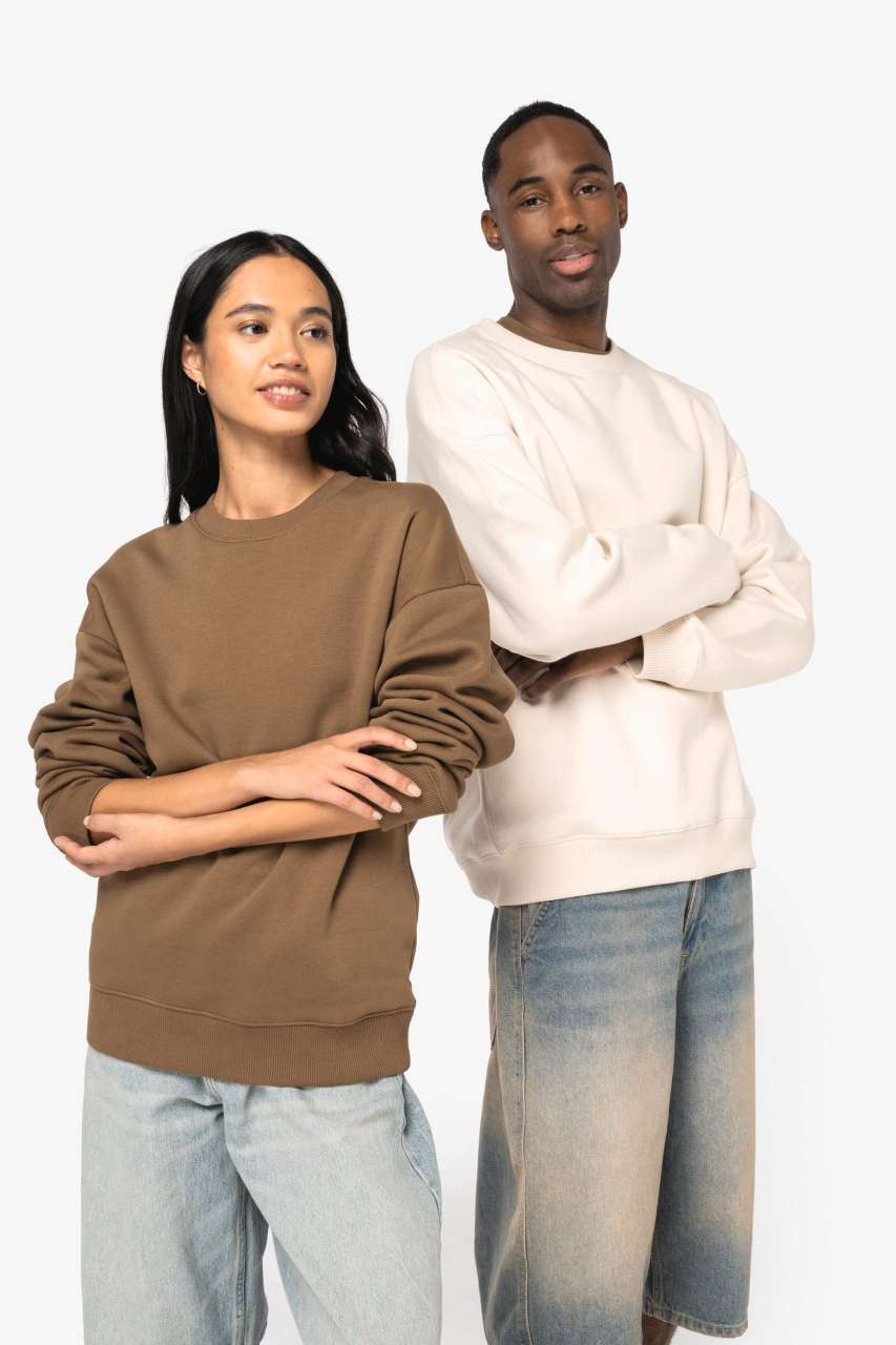 NS407 - UNISEX ECO-FRIENDLY OVERSIZED CREW NECK SWEATSHIRT