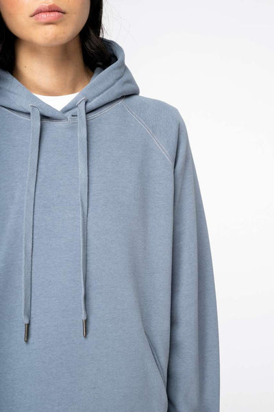 NS422 - LADIES' ECO-FRIENDLY RAGLAN HOODED SWEATSHIRT