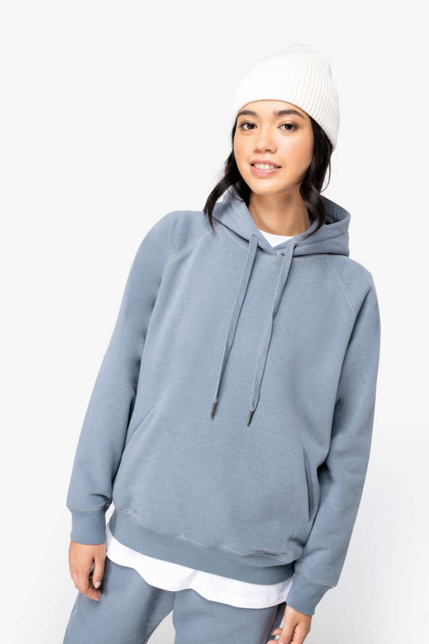 NS422 - LADIES' ECO-FRIENDLY RAGLAN HOODED SWEATSHIRT