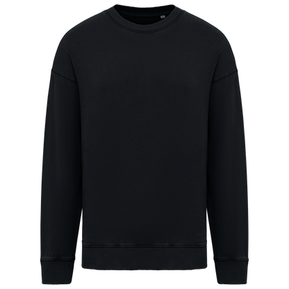 NS447 - UNISEX WASHED EFFECT OVERSIZE ROUND NECK SWEATSHIRT