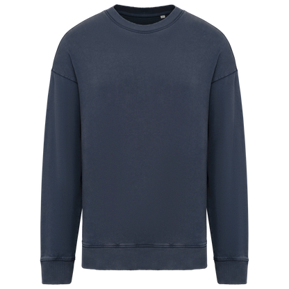 NS447 - UNISEX WASHED EFFECT OVERSIZE ROUND NECK SWEATSHIRT