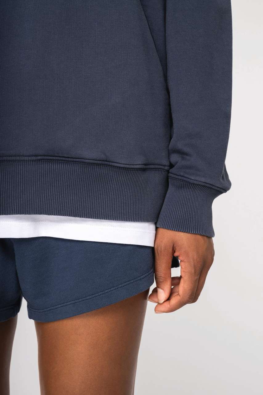 NS448 - UNISEX WASHED EFFECT OVERSIZE HOODED SWEATSHIRT