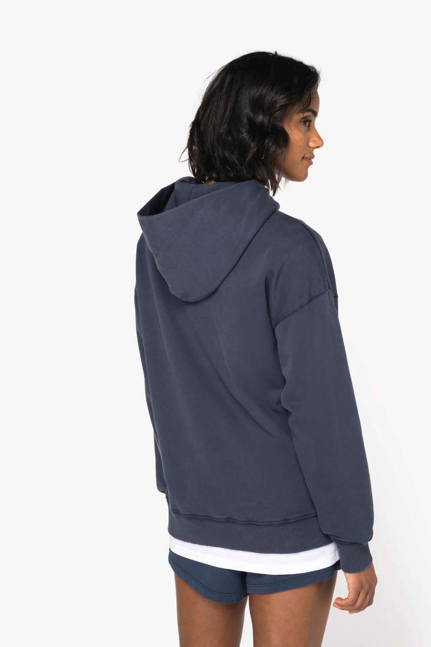NS448 - UNISEX WASHED EFFECT OVERSIZE HOODED SWEATSHIRT