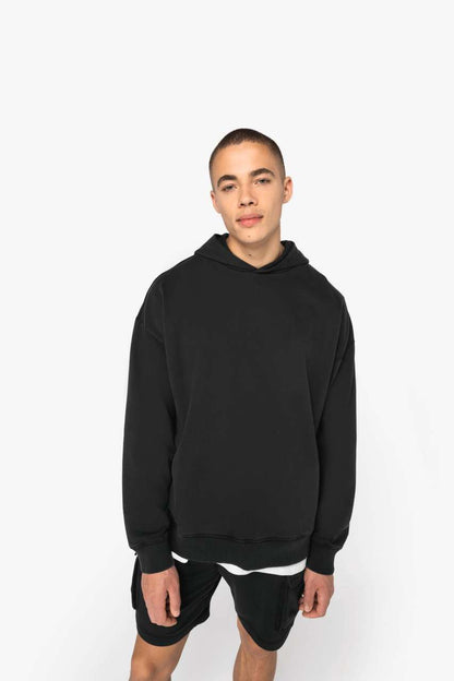 NS448 - UNISEX WASHED EFFECT OVERSIZE HOODED SWEATSHIRT