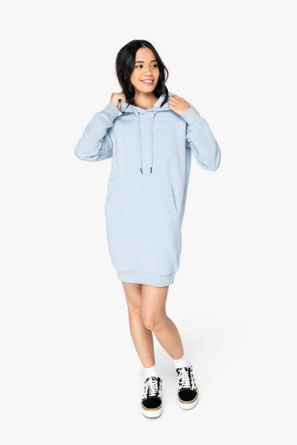 NS5005 - LADIES' ECO-FRIENDLY HOODED SWEATSHIRT DRESS