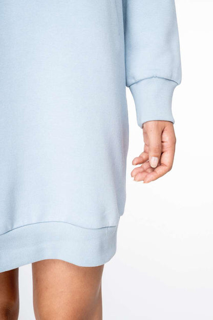 NS5005 - LADIES' ECO-FRIENDLY HOODED SWEATSHIRT DRESS