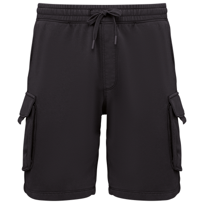NS717 - MEN’S FRENCH TERRY WASHED EFFECT CARGO SHORTS