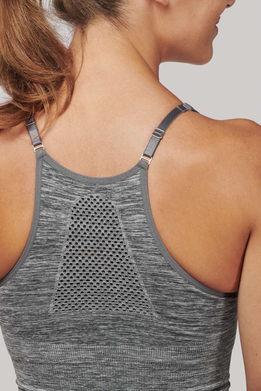 PA031 - LADIES' SEAMLESS ADJUSTABLE SPORTS BRA