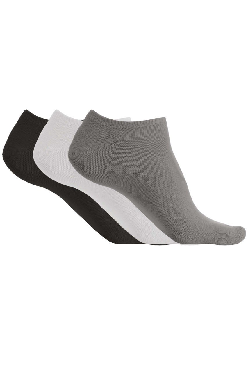 PA033 - MICROFIBRE TRAINER SOCKS - PACK OF 3 PAIRS