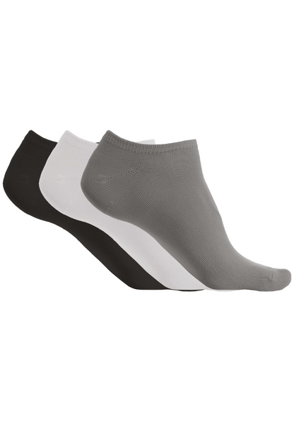 PA033 - MICROFIBRE TRAINER SOCKS - PACK OF 3 PAIRS