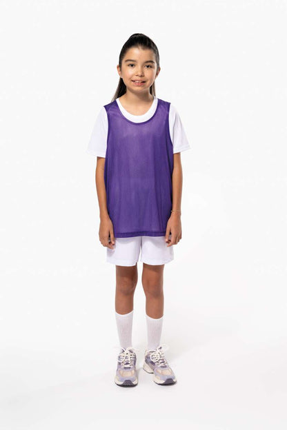 PA047 - KID'S LIGHTWEIGHT MESH MULTISPORT BIB
