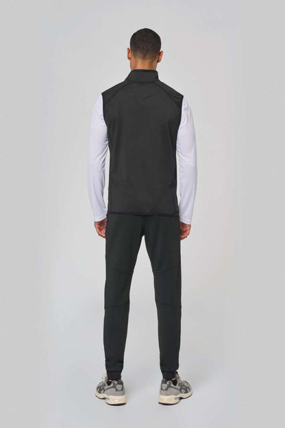 PA235 - DUAL-FABRIC SLEEVELESS SPORTS JACKET