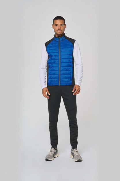 PA235 - DUAL-FABRIC SLEEVELESS SPORTS JACKET