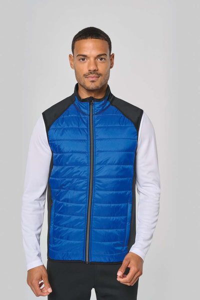 PA235 - DUAL-FABRIC SLEEVELESS SPORTS JACKET