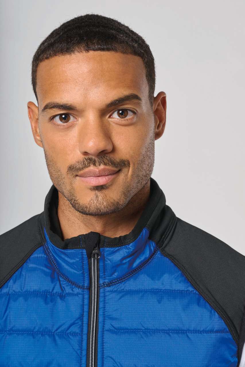 PA235 - DUAL-FABRIC SLEEVELESS SPORTS JACKET