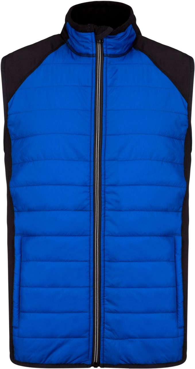 PA235 - DUAL-FABRIC SLEEVELESS SPORTS JACKET