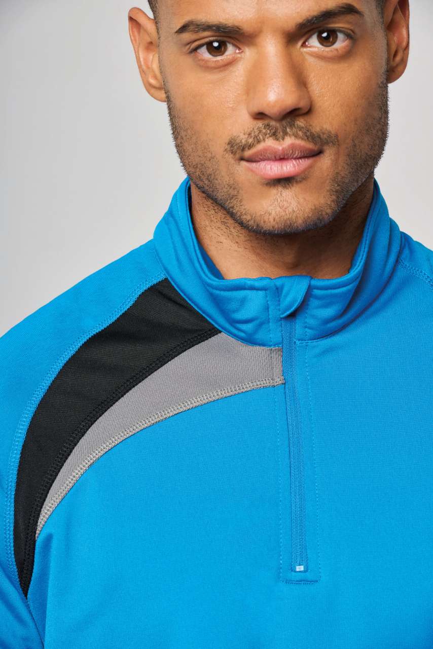 PA328 - ADULTS' ZIP NECK TRAINING TOP