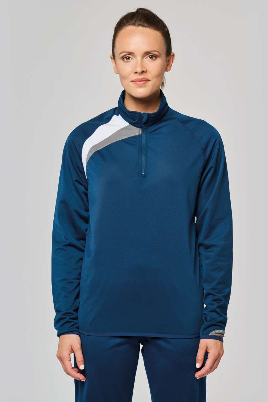 PA328 - ADULTS' ZIP NECK TRAINING TOP