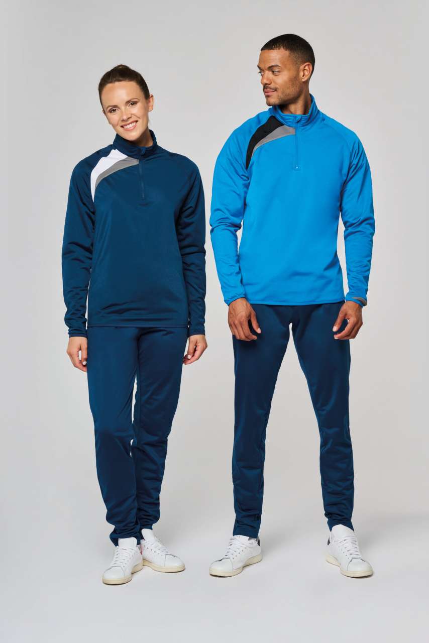 PA328 - ADULTS' ZIP NECK TRAINING TOP