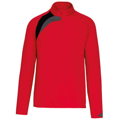 PA328 - ADULTS' ZIP NECK TRAINING TOP