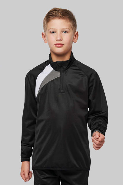 PA329 - KIDS' ZIP NECK TRAINING TOP