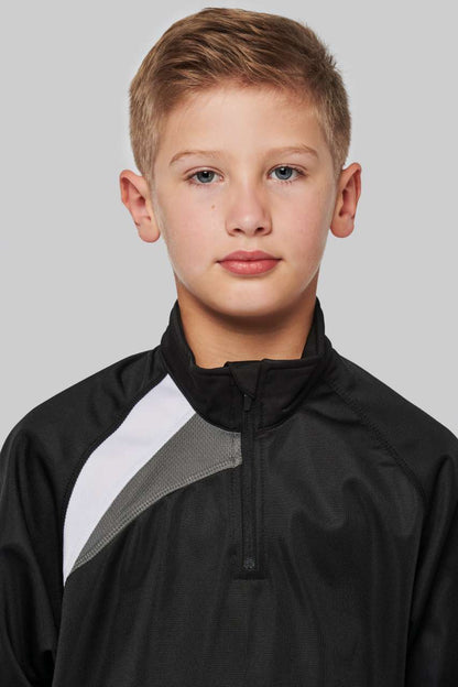 PA329 - KIDS' ZIP NECK TRAINING TOP