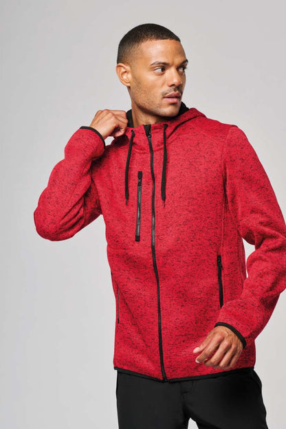PA365 - MEN'S HEATHER HOODED JACKET