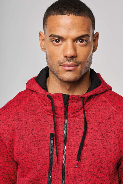 PA365 - MEN'S HEATHER HOODED JACKET