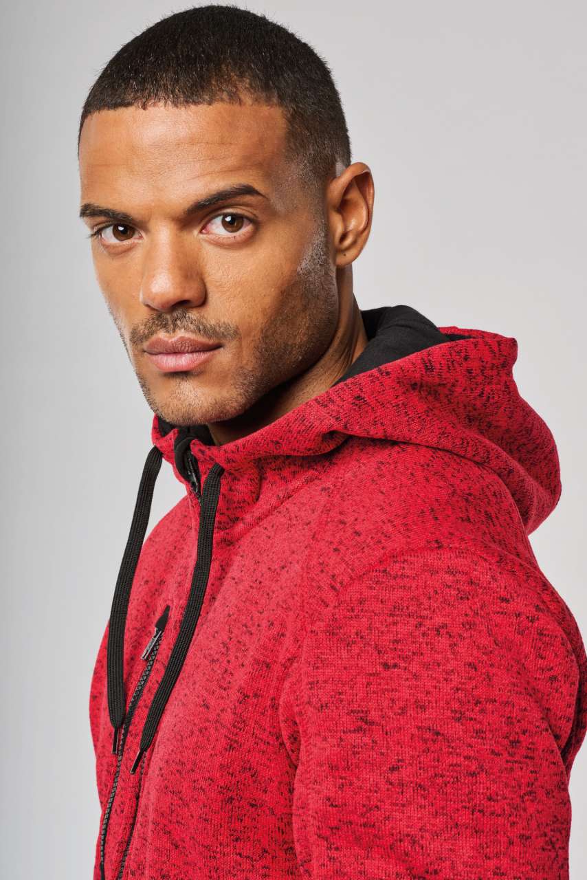 PA365 - MEN'S HEATHER HOODED JACKET