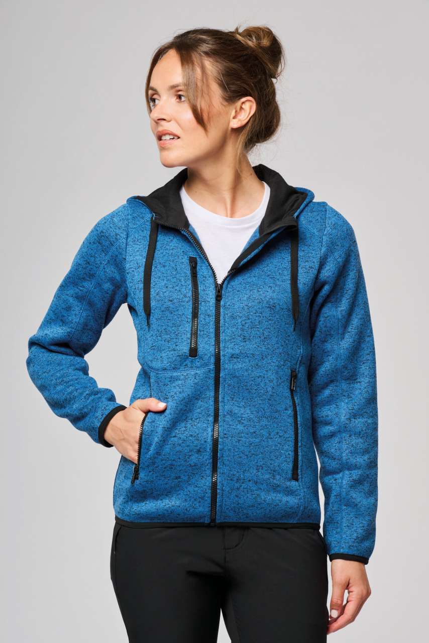 PA366 - LADIES’ HEATHER HOODED JACKET
