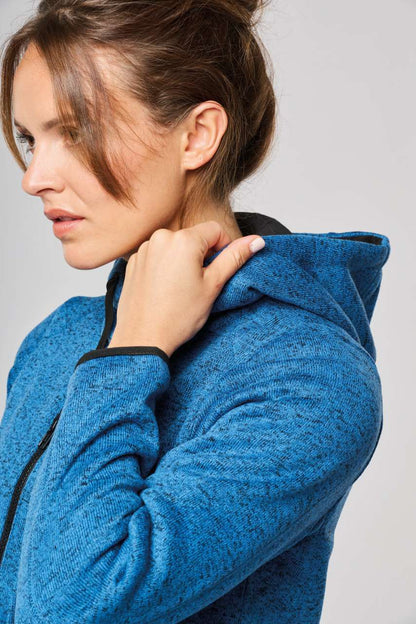 PA366 - LADIES’ HEATHER HOODED JACKET