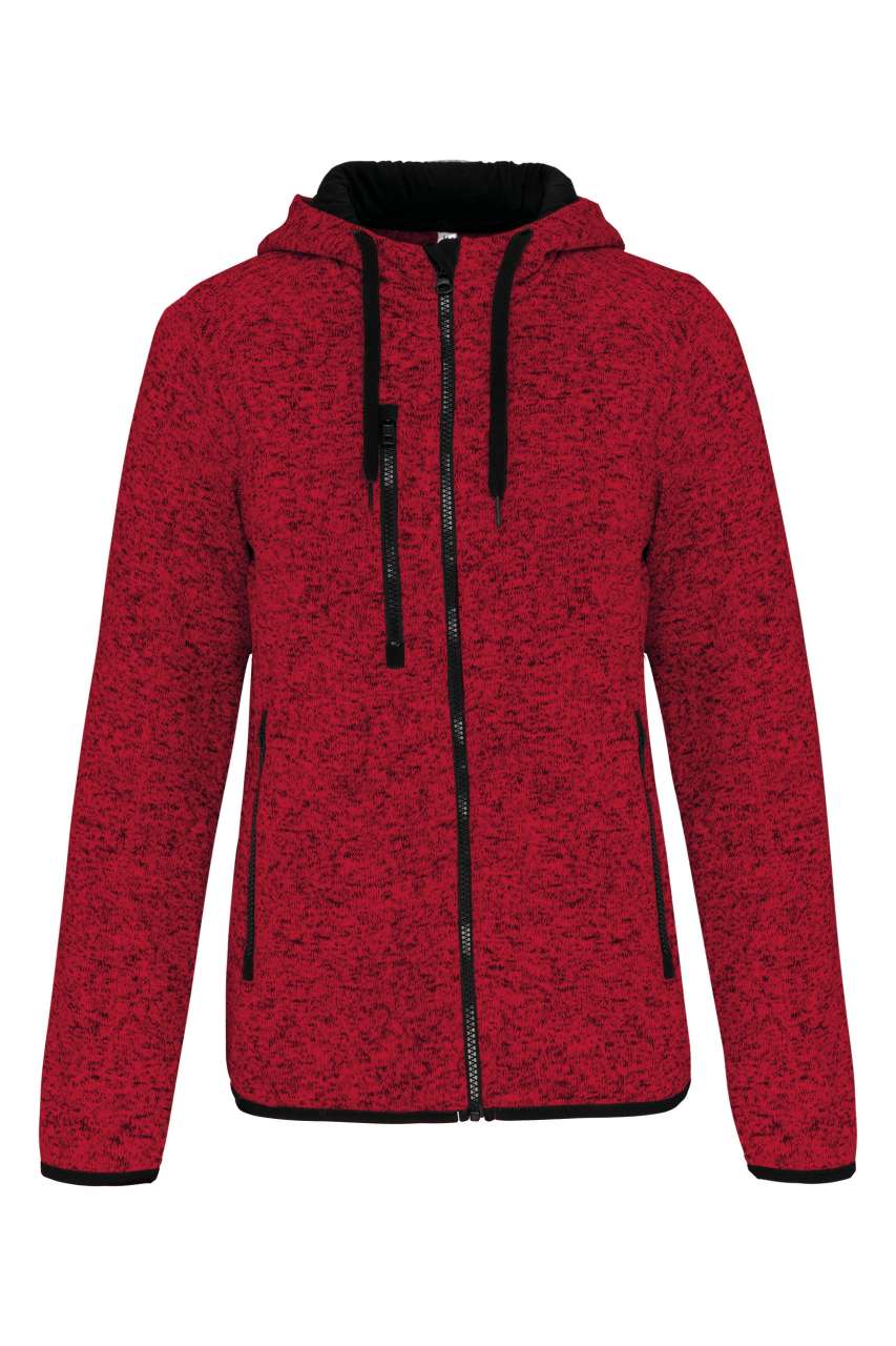 PA366 - LADIES’ HEATHER HOODED JACKET