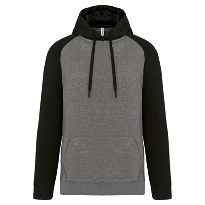 PA369 - ADULT TWO-TONE HOODED SWEATSHIRT