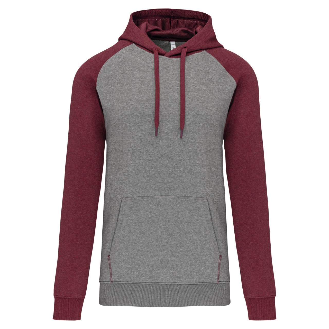 PA369 - ADULT TWO-TONE HOODED SWEATSHIRT
