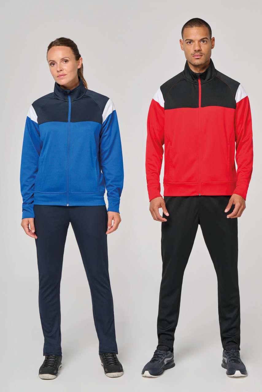 PA390 - ADULT ZIPPED TRACKSUIT JACKET