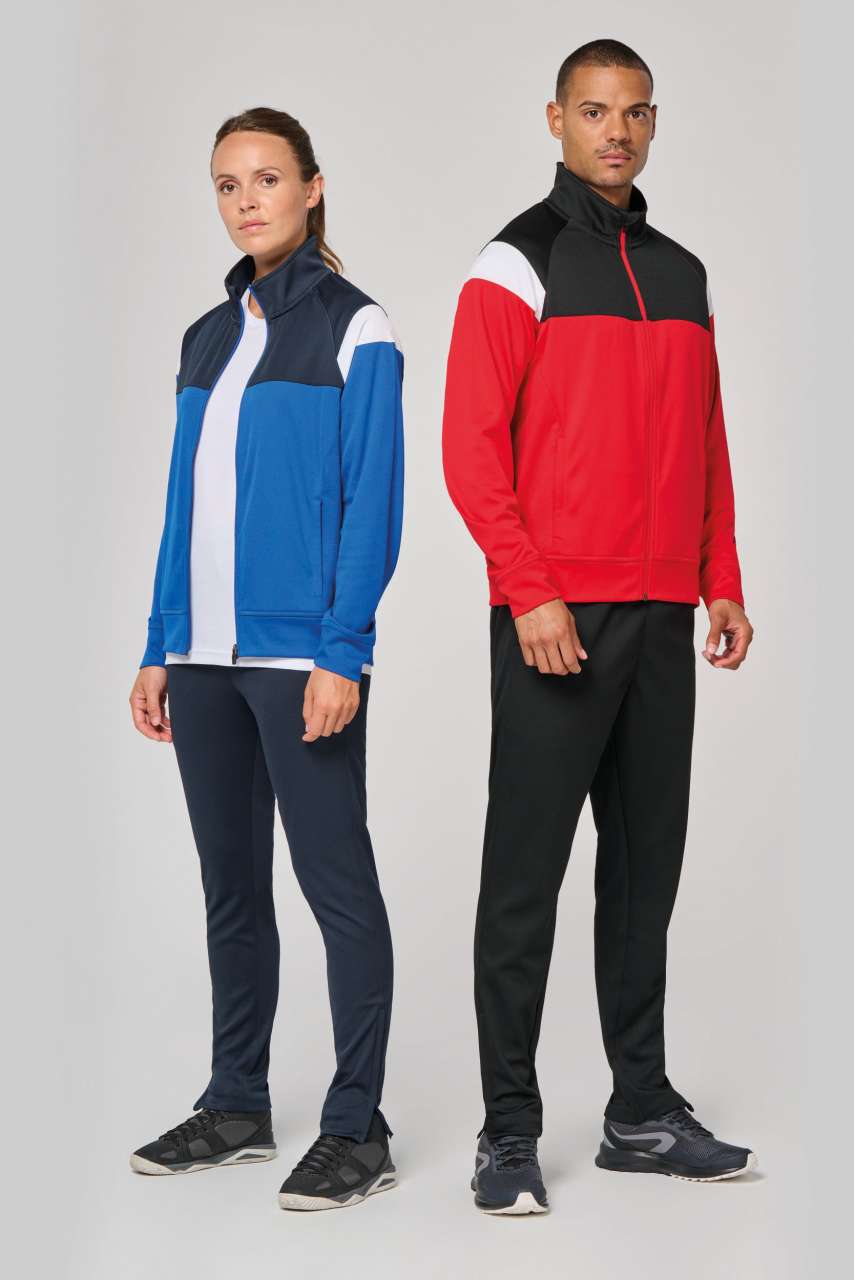 PA390 - ADULT ZIPPED TRACKSUIT JACKET