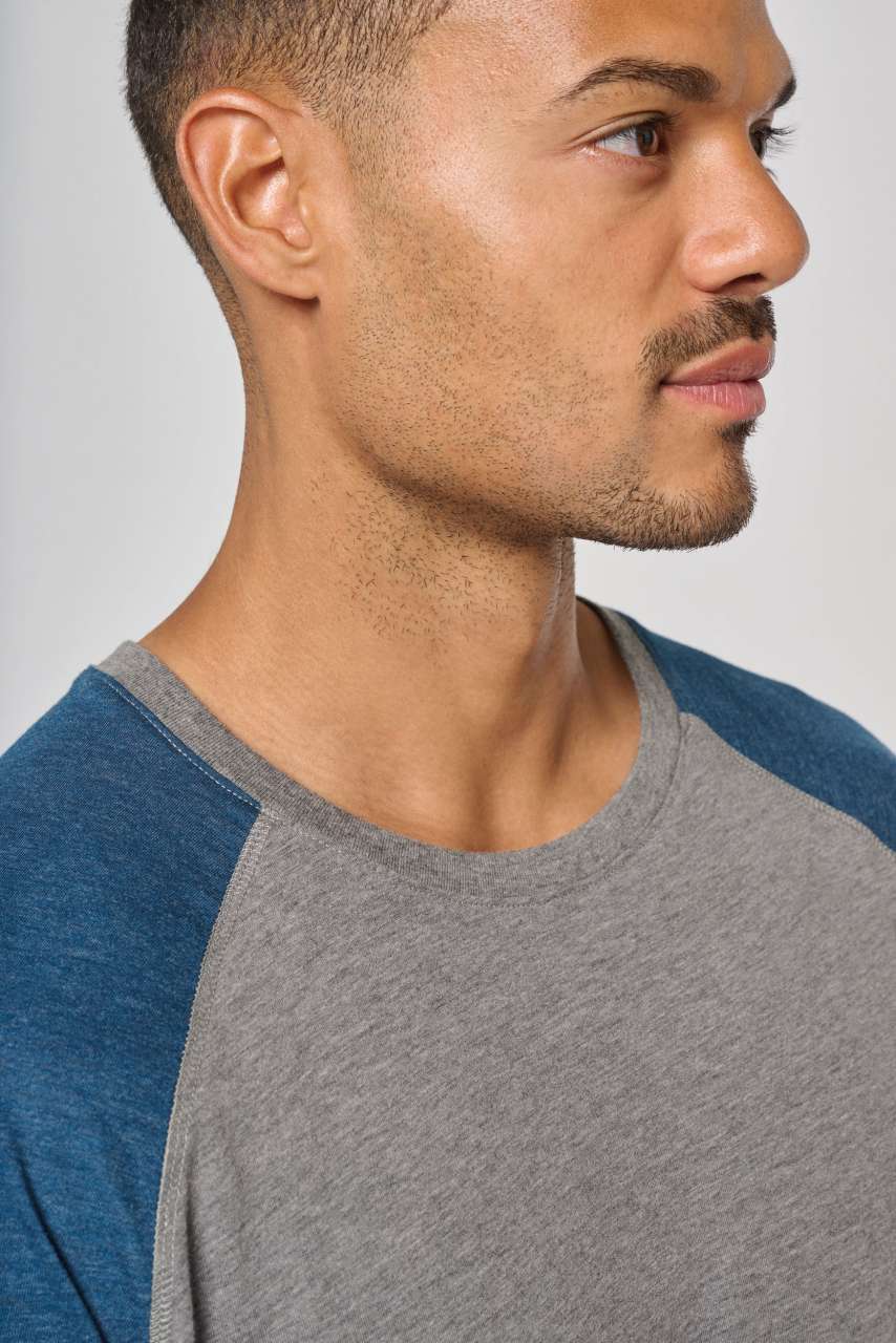 PA4010 - ADULT TRIBLEND TWO-TONE SPORTS SHORT-SLEEVED T-SHIRT