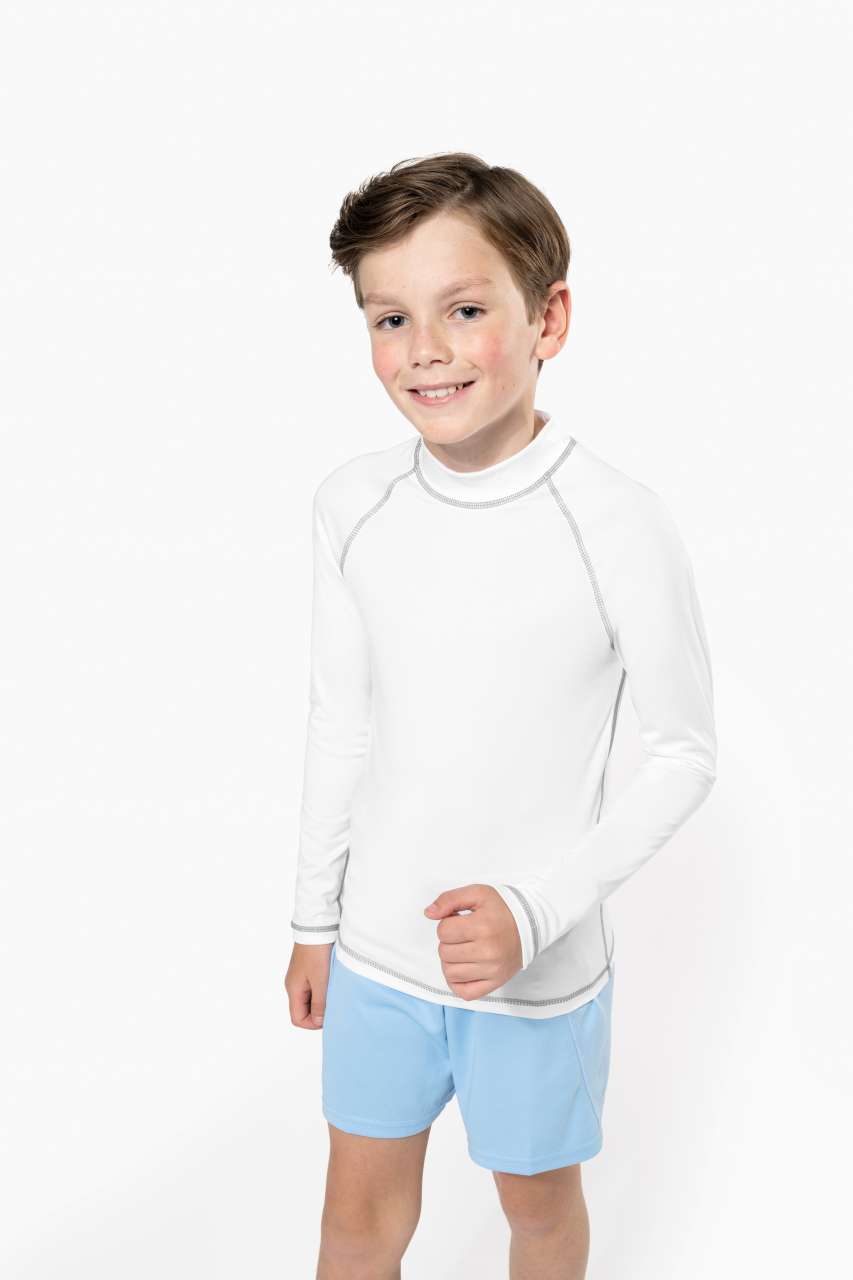 PA4018 - CHILDREN’S LONG-SLEEVED TECHNICAL T-SHIRT WITH UV PROTECTION