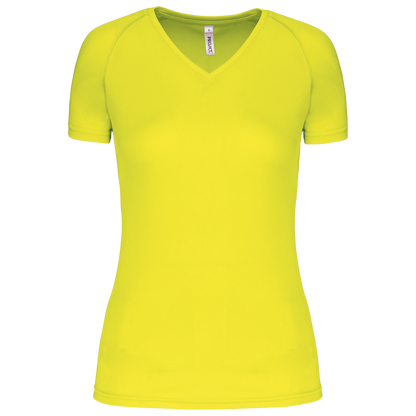 PA477 - LADIES’ V-NECK SHORT SLEEVE SPORTS T-SHIRT