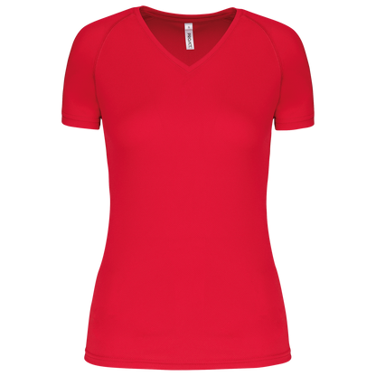 PA477 - LADIES’ V-NECK SHORT SLEEVE SPORTS T-SHIRT