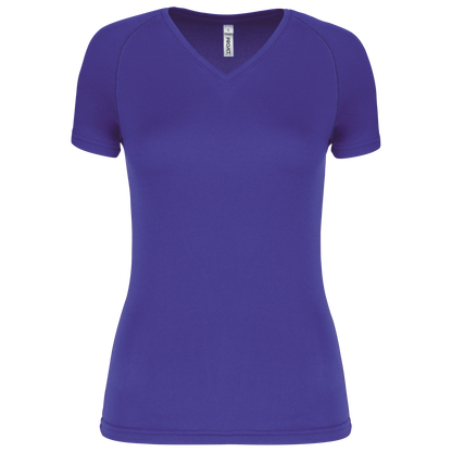 PA477 - LADIES’ V-NECK SHORT SLEEVE SPORTS T-SHIRT