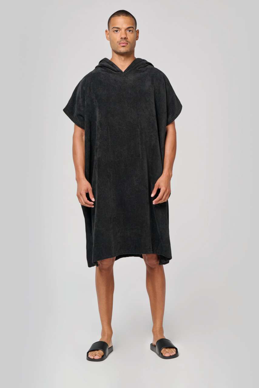 PA581 - UNISEX HOODED TOWELLING PONCHO